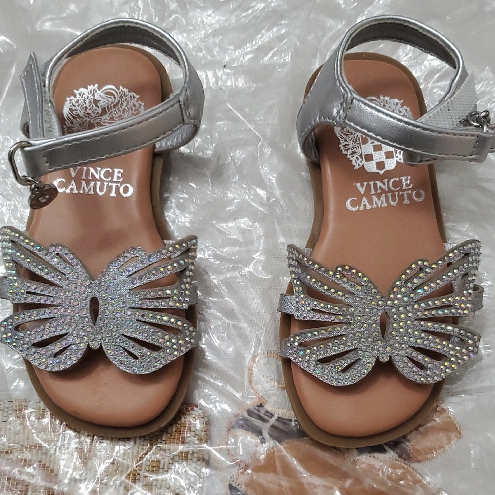 Vince Camuto Kids Silver Sandals